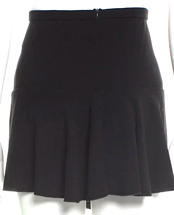 ISABEL MARANT PARIS. Black Acetate Blend Mini Skirt