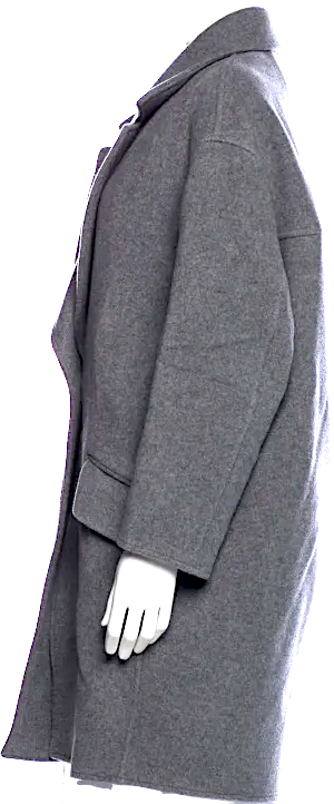 Isabel Marant Paris. Grey Long Wool Coat
