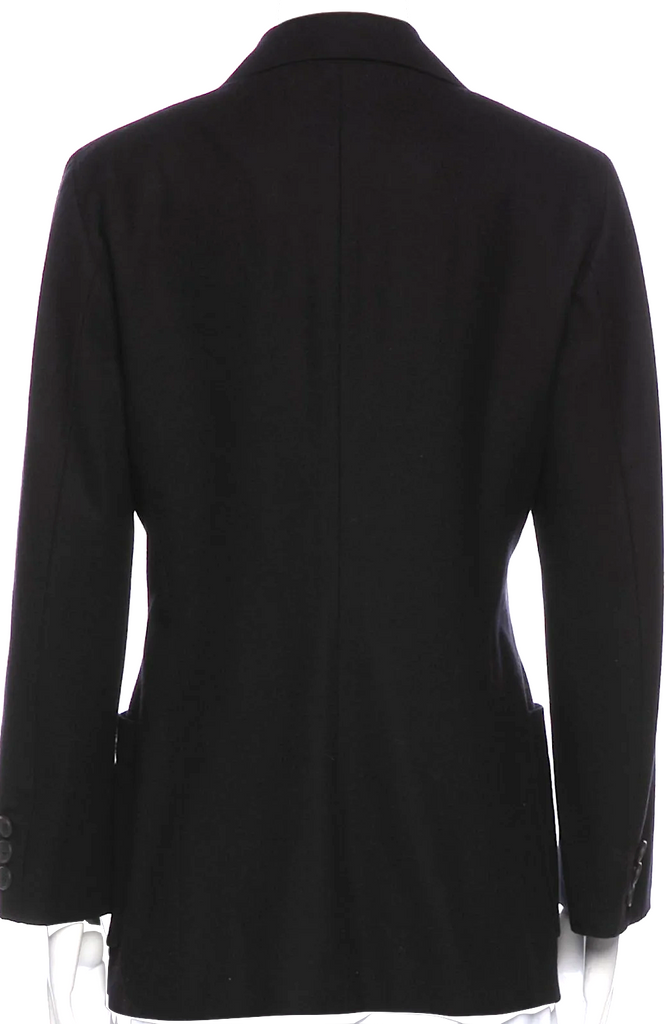 Jil Sander Midnite Blue Vintage 2000's Collection Virgin Wool Blazer