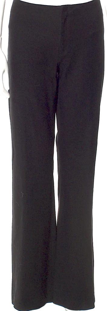 JOSEPH LONDON. Black Rayon/Cotton Wide Leg Pants