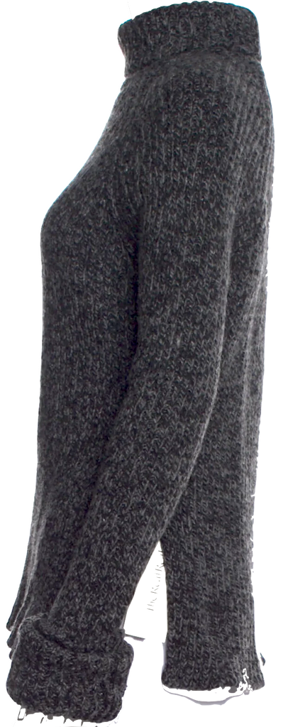 Joseph London. Grey Wool Turtleneck Sweater