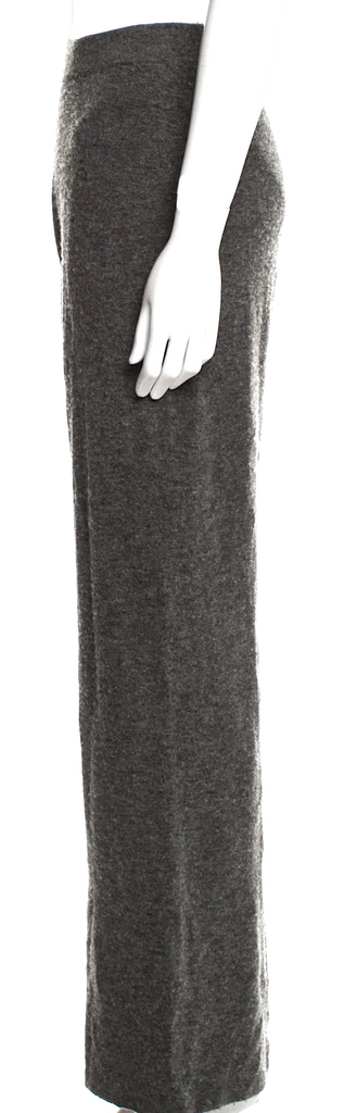 Joseph London. Grey Cashmere/Wool Blend Wide Leg Pants