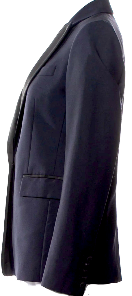 Joseph London. Nidnite Blue Mohair/Wool Blend Blazer