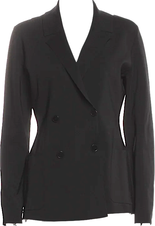 JOSEPH LONDON. Black Viscose Blend Blazer