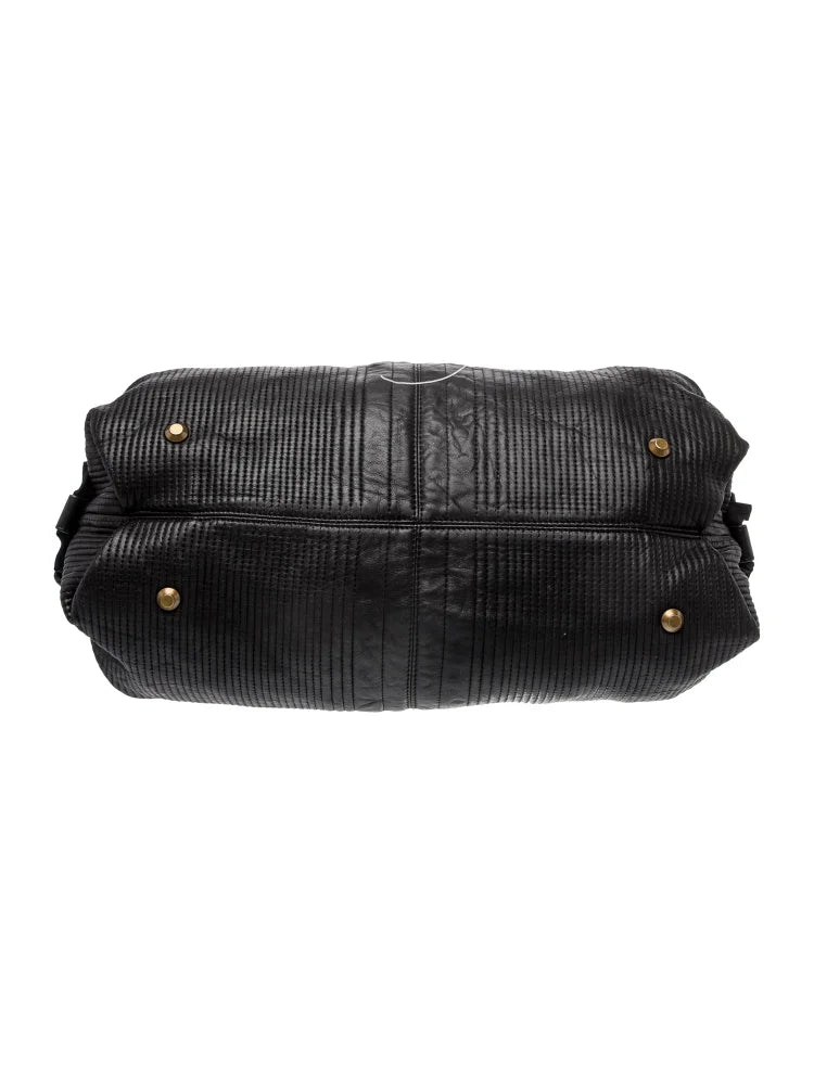 Lanvin Paris. NEW. NWOT. Black Leather Shoulder Bag