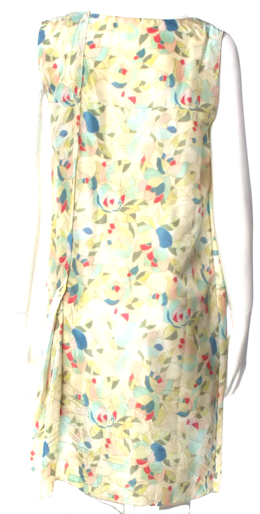MARNI Italy. MultiColor Abstract Print Silk Mini Dress