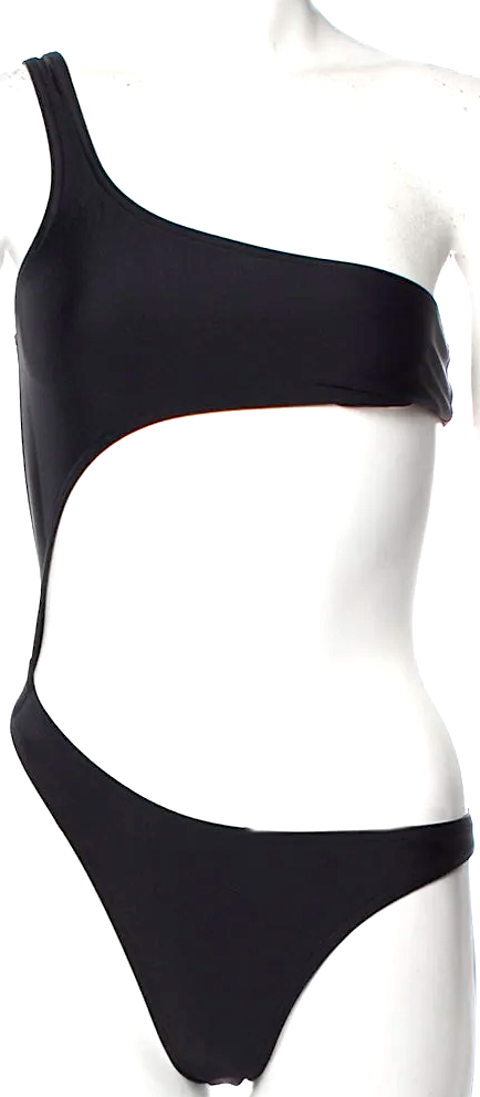 MARNI Italy. NEW. NWOT. Black One-Piece Mod Swimsuit