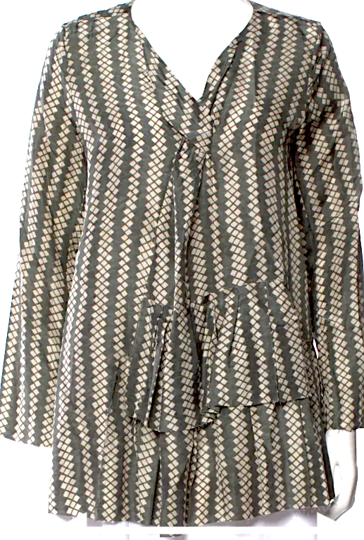 Marni Italy. Silk Printed Tunic
