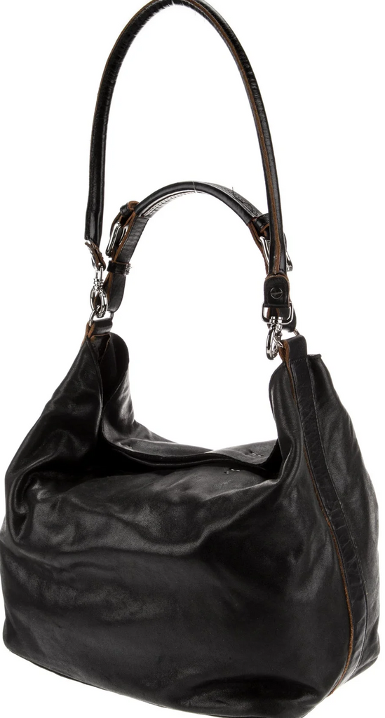 Marni Italy. Black Leather Pristine Shoulder Bag