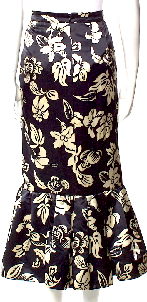 Meryll Rogge Belgium. (Winner 2025 ANDAM Fashion Award). Floral Print Midi Length Skirt