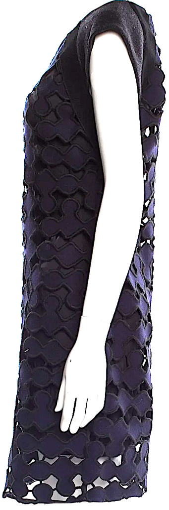 Miu Miu Italy. Vintage Black 2000s Collection Midnite Blue Mini Dress