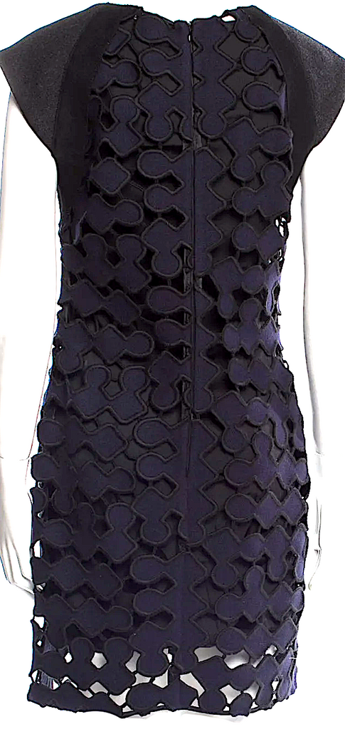 Miu Miu Italy. Vintage Black 2000s Collection Midnite Blue Mini Dress