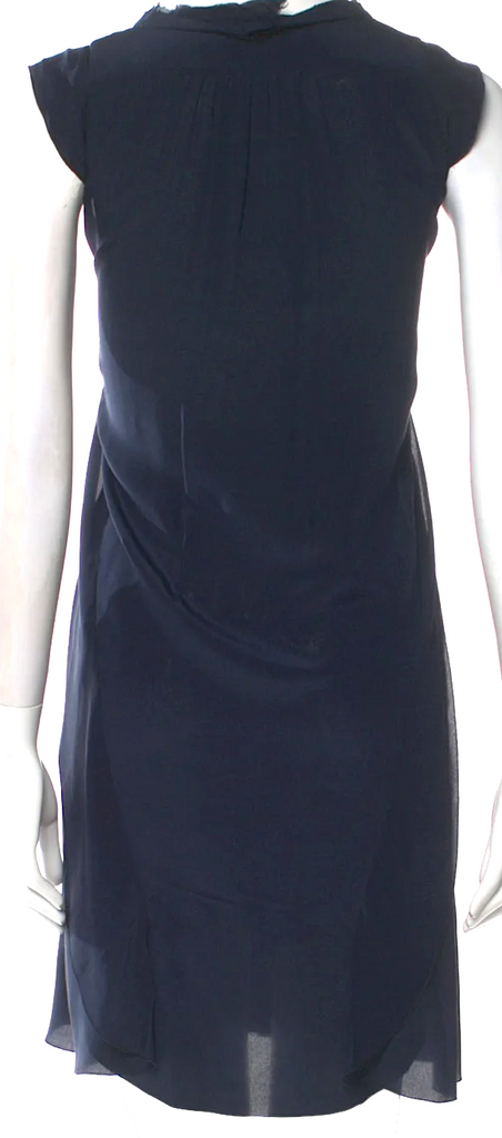 MIU MIU Italy. Blue Silk Mini Dress