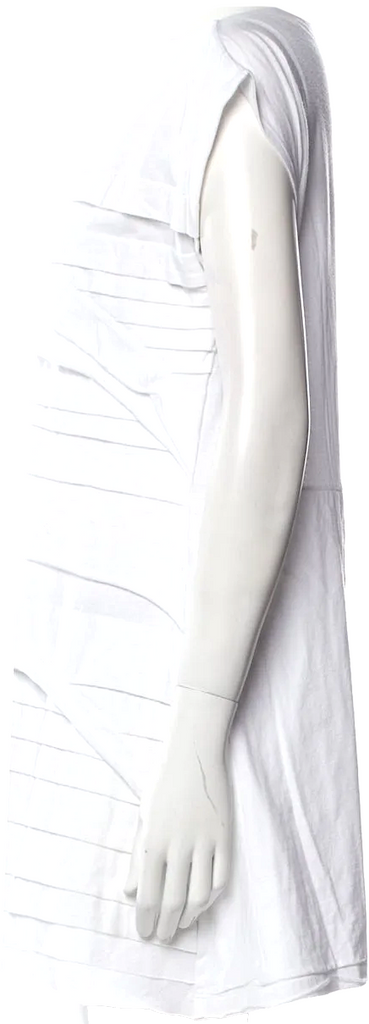 MIU MIU ITALY. White Cotton Dress From the 2010 Collection