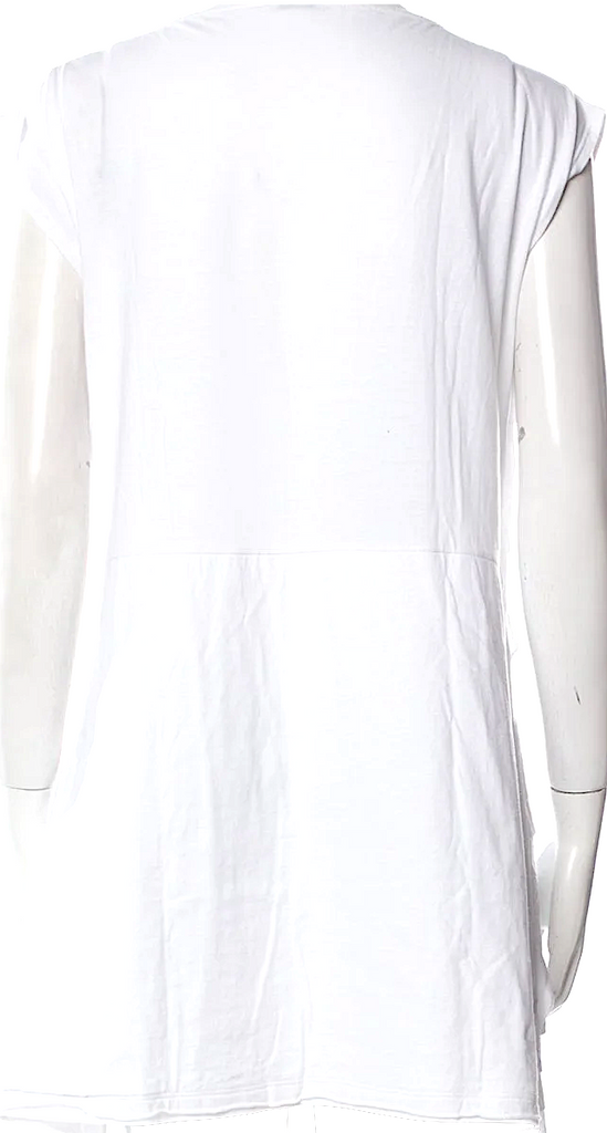 MIU MIU ITALY. White Cotton Dress From the 2010 Collection