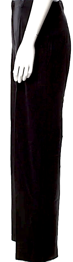 Max Mara Italy. Black Wide Leg Pants