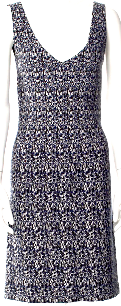 Prada Italy. 2014 Collection. Viscose/Cotton Print Knee-Length Dress