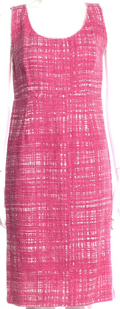 Prada Italy. Pink Shit Knee Length Sleeveless Dress