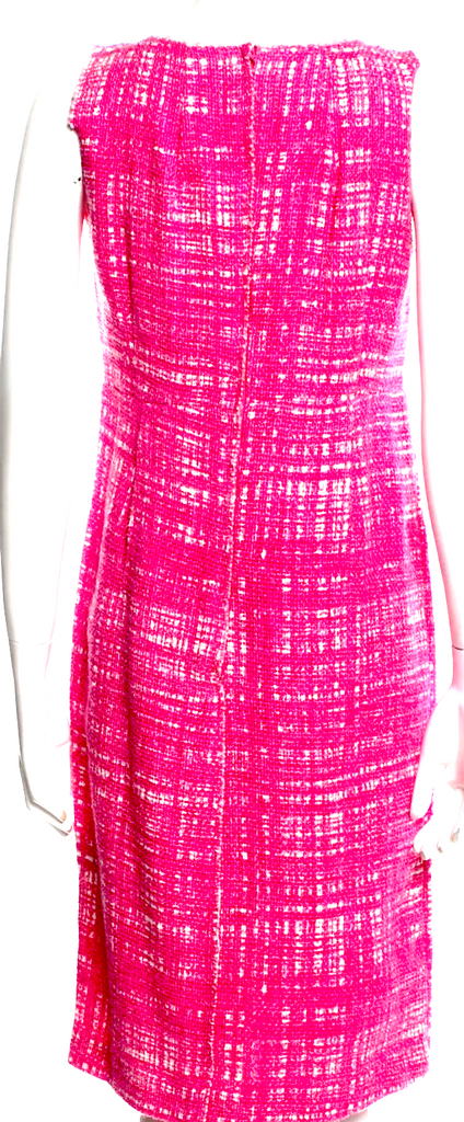 Prada Italy. Pink Shit Knee Length Sleeveless Dress