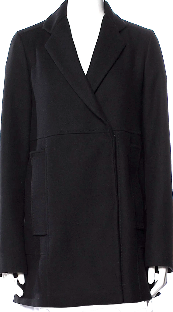 Proenza Schouler NYC. Midnite Blue Wool Coat