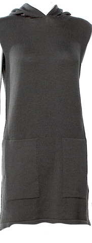 MIU MIU ITALY. Geometric Pattern Poly-Blend Abstract Mod Dress