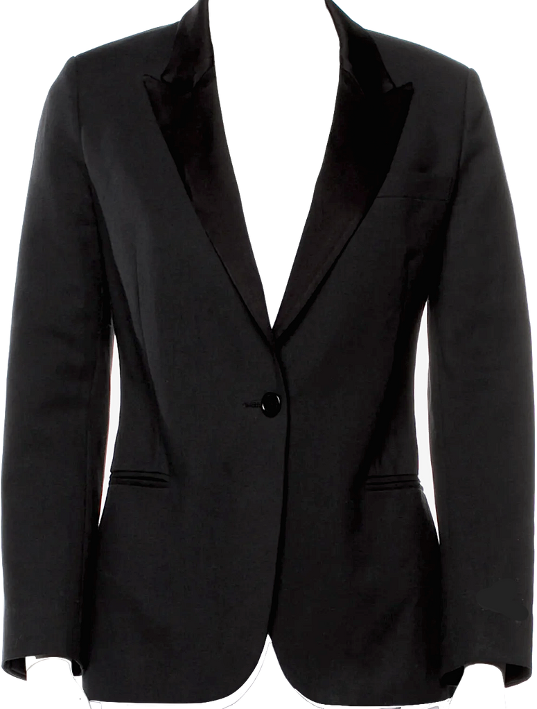 Ter et Bantine Paris. Black Cotton/Elastane Blazer