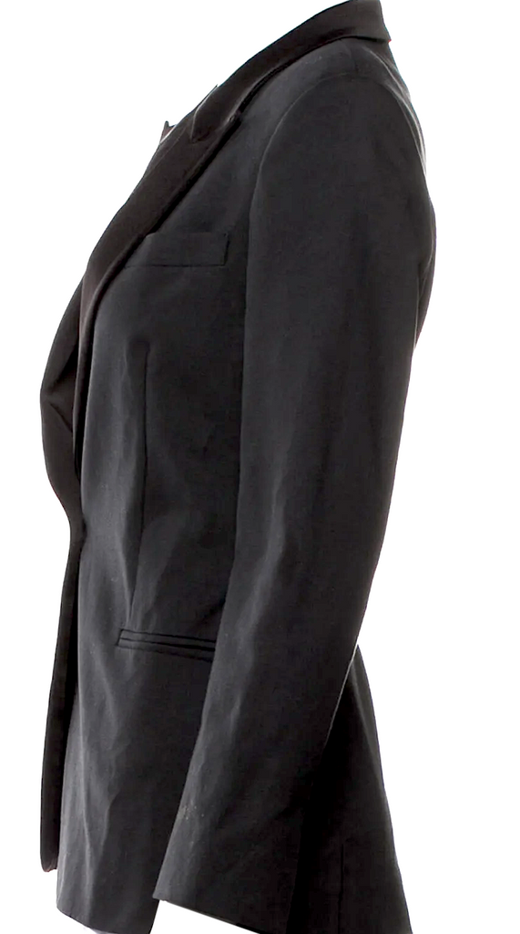 Ter et Bantine Paris. Black Cotton/Elastane Blazer