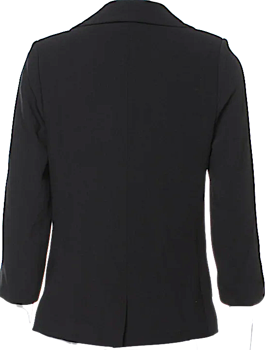 The Row NY Black Double Breasted Wool Blend Blazer
