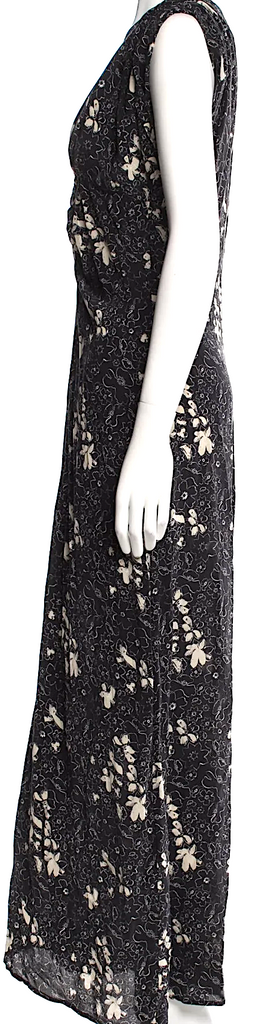 Tomas Maier (Old Bottega) Italy. Midnite Blue Silk Long Dress