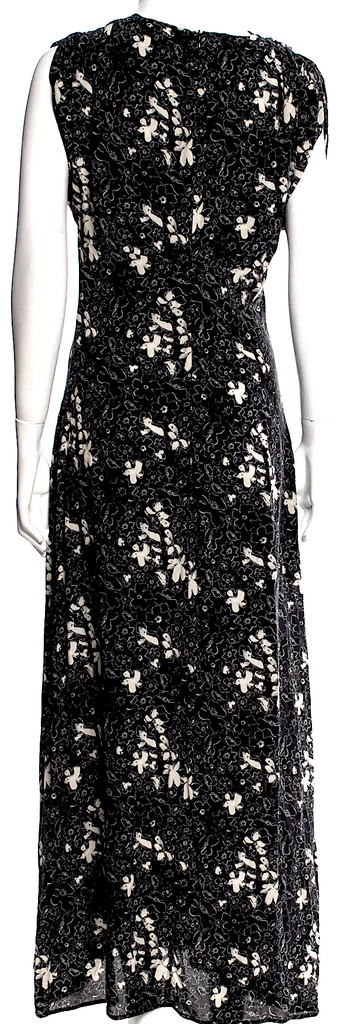 Tomas Maier (Old Bottega) Italy. Midnite Blue Silk Long Dress