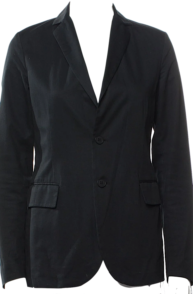 Tomas Maier (Old Bottega) Italy. Dark Grey Cotton Blend Blazer