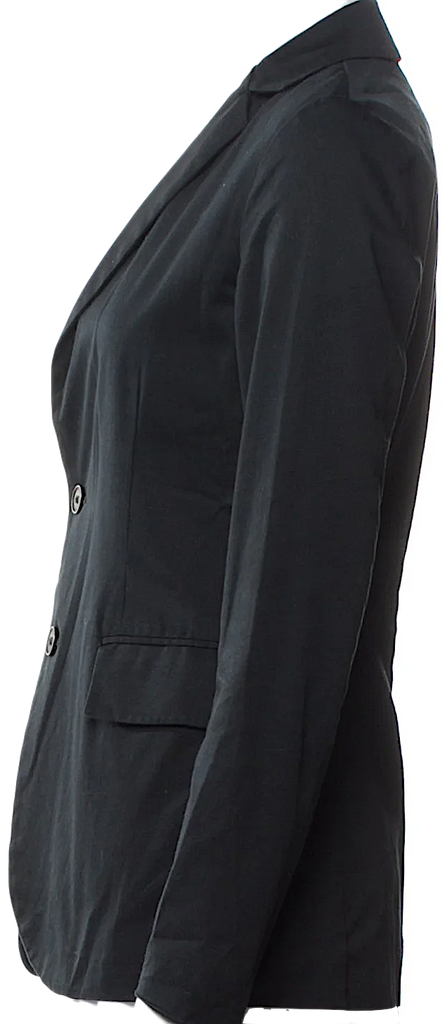 Tomas Maier (Old Bottega) Italy. Dark Grey Cotton Blend Blazer