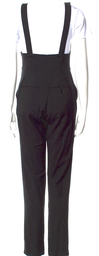 Totokaelo. Black Silk/Virgin Wool Blend Jumpsuit