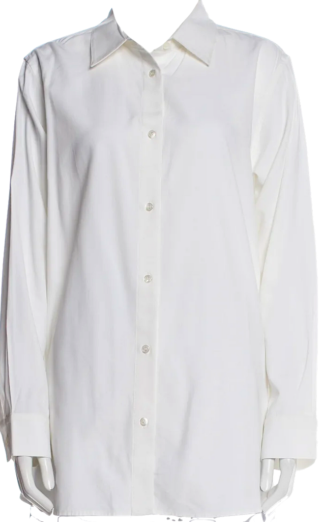 Totokaelo. Cream Color Long Sleeves Button Top/Blouse