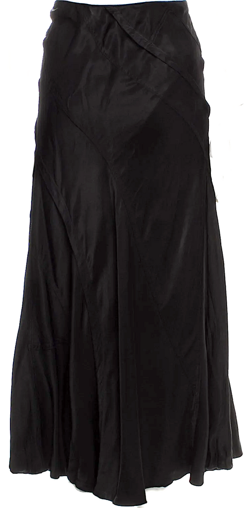 Diesel (Glenn Martens) Black Ruffle Embellishment Midi Length Skirt