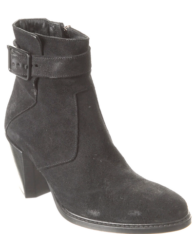 Helmut Lang NY.NEW W/TAGS. Black Silk Floral Print Scoop Neck Wrap Blouse