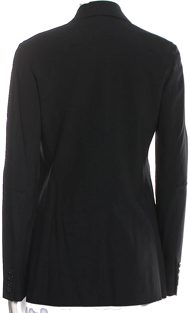 Helmut Lang NY. Vintage Black Wool Blend Late 1990's - Early 2000's Blazer