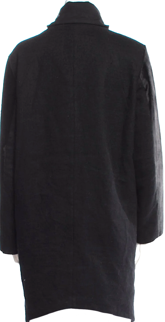 Helmut Lang NY. Black Faux Fur Coat