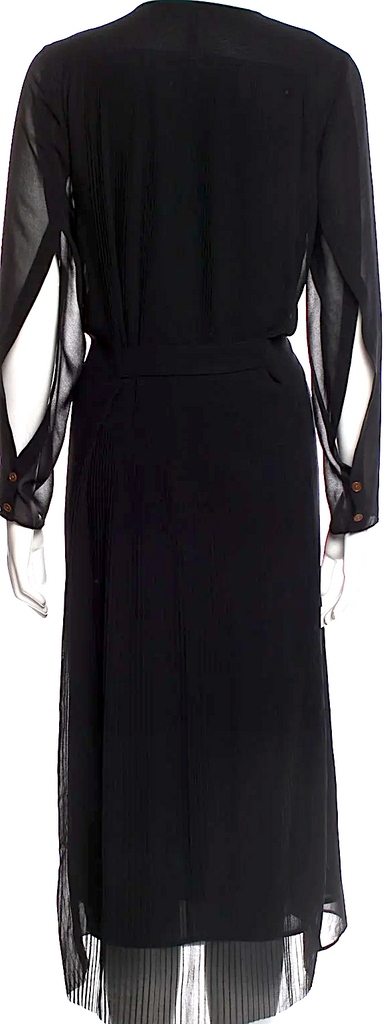 Henrik Vibskov Denmark. Black Crew Neck Long Dress