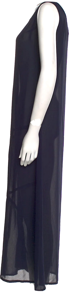 Ivan Grundahl Copenhagen. Midnite Blue Polytech Couture Sleeveless Long Dress