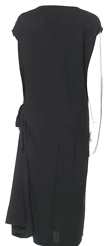 Ivan Grundahl Copenhagen Dark Blue Viscose Bateau Neckline Midi Length Dress