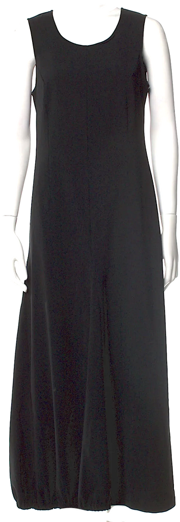 Ivan Grundahl Copenhagen. Black Scoop Neck Long Dress