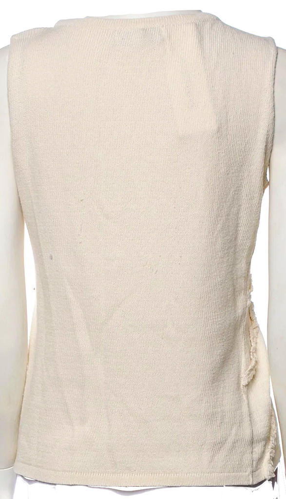 Ivan Grundahl COPENHAGEN. Neutrals Bateau Neckline Sleeveless Top