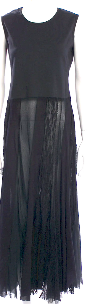 Ivan Grundahl Copenhagen. Black Polymaide Blend Long Dress