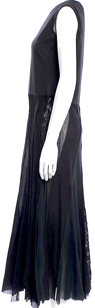 Ivan Grundahl Copenhagen. Black Polymaide Blend Long Dress