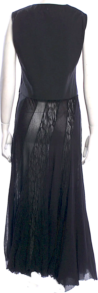 Ivan Grundahl Copenhagen. Black Polymaide Blend Long Dress