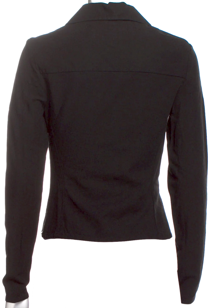 Jacquemus Paris. Black Viscose/Linen Blend Top