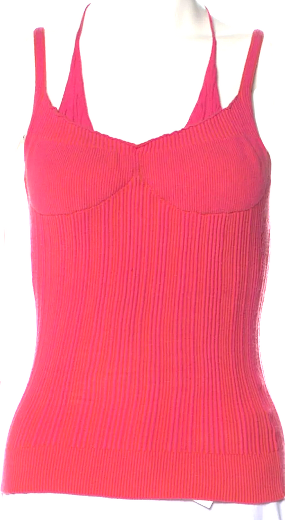JACQUEMUS PARIS. NEW. NWT. PInk Viscose Blend Sleeveless Top
