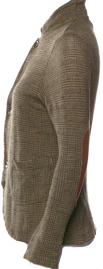 Kapital JAPAN. Forest Green Wool Plaid Print Blazer