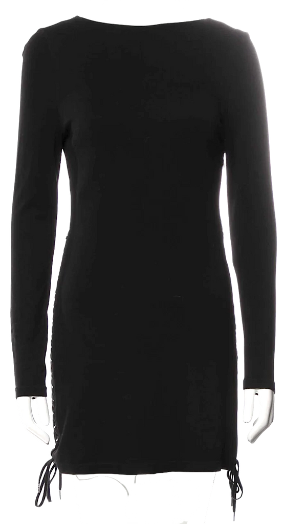 Alexander McQueen UK. Black 2017 Collection Mini Dress